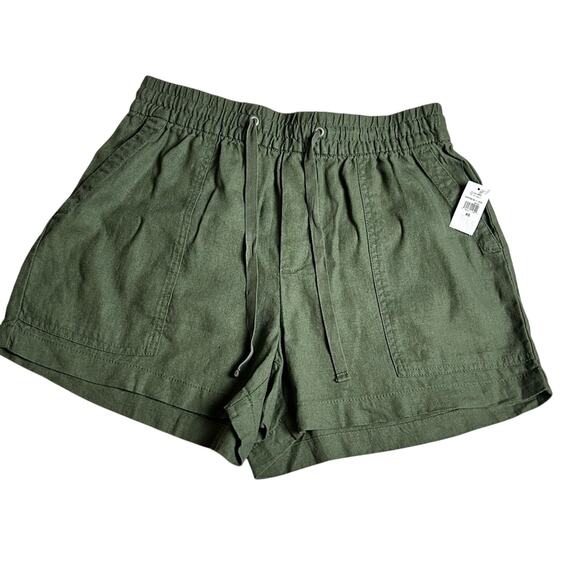 GAP Pants - Gap Womens Linen Blend Olive Color Showers Sz XS